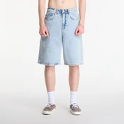 Kratke hlače Patta Light Wash Denim Shorts Light Blue Denim 38