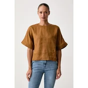 United Colors of Benetton bluza ženska lanena