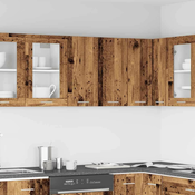 vidaXL Kuhinjska stenska omarica Old Wood 60x31x60 cm Inženirski les