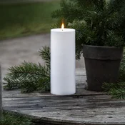 STAR TRADING LED sveča Flamme Rak 27,5 cm bela plastika na baterije
