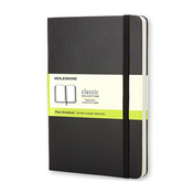 Beležnica Moleskine NB PKT PLA trde platnice, črna - brezčrtna
