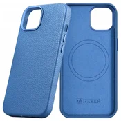 1 to 3 Usnjeni Ovitek Icarer Litchi Premium Za Iphone 14 Plus Magnetni