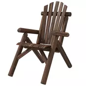 Homestar Adirondack stol 83x68x101 cm rjav