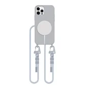 slomart Ohišje Tech-Protect MagNecklace MagSafe za iPhone 12/12 Pro - sivo