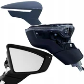 LUSTERKO PRAWE SEAT LEON ELEKTRYCZNIE SKŁADANE OGRZEWANE 8-PIN 2013-2020