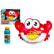 slomart Pralni stroj za milne mehurčke Rak Rdeč - LEAN TOYS