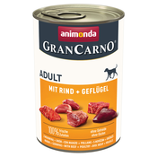 ANIMONDA GranCarno Hrana za odrasle pse, Sa govedinom i živinom, 400g