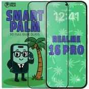 5D Full Glue Smart Palm kaljeno steklo za Realme 16 Pro