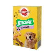 PEDIGREE Hrskavi biskviti sa tri ukusa za nagradivanje pasa Biscrok Multi , 500g