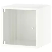 EKET Zidni ormaric sa staklenim vratima, bela, 35x35x35 cm