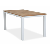 Vrtni stol deNoord 129 75x90cm, Smeđa, Bijela, Metal