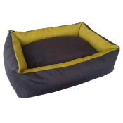 Pet Line Krevet od mebla za pse Exclusive Sivo-Zlatni - S