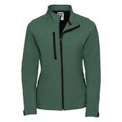 Green Womens Soft Shell Russell Jacket