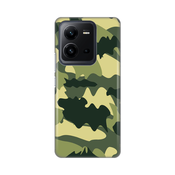 Silikonska maska za Vivo X80 Lite Army Print Skin maslina