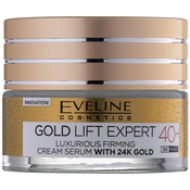 Eveline Cosmetics Gold Lift Expert luksuzna učvrstitvena krema z 24-karatnim zlatom  50 ml