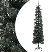 Umjetno usko božićno drvce sa stalkom zeleno 210 cm PVC