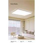 Sanxiongjiguang Plafonska lampa LED, 208 W, Bela