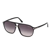 Tom Ford FT1026 01B ONE SIZE (61) Črna/Siva