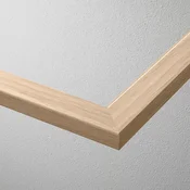 KOMPLEMENT Staklena polica, belo b. im. hrastovine, 100x58 cm