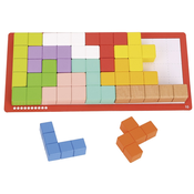 Tooky toys Kreativni set Drvene tetris kocke