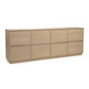 Omarica Burleson 611 (Hrast) Hrast, 82x221x42cm, Iverna plošča