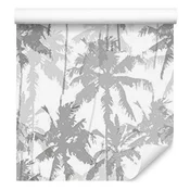 Tapeta z drevesi, rastlinami in palmami za dnevno sobo in spalnico 50x1000 cm