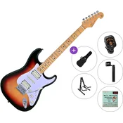 SX SST57+ /HSH Standard SET 3-Tone Sunburst Električna kitara