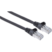 Intellinet Intellinet 318808 RJ45 omrežni kabel\, Patch kabel CAT 6a S/FTP 5.00 m črna zaščita iz folije\, pletena zaščita\, brez halogena 1 kos, (20417840)