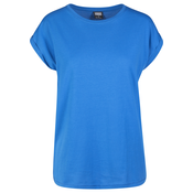 Urban Classics Curvy Majica Extended Shoulder, modra
