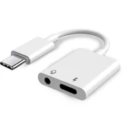 INF Zvočni adapter TYPE-C na 3,5 mm s polnilnimi vrati, (21537574)