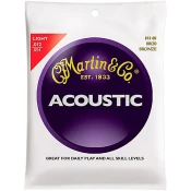 Martin M140 80/20 Bronze Light žice za akusticnu gitaru