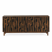 Rjava komoda 190x80 cm Kantu – Marckeric
