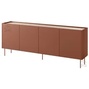 Komoda Desin 220 4D4SZ - keramična rdeča