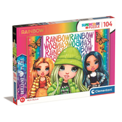 Clementoni - Puzzle Brilliant Rainbow High: Poppy, Jade in Skyler 104 dielikov - 100 kosov