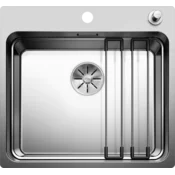 Blanco pomivalno korito ETAGON 500-IF/A InFino INOX 18/10, pribor inox nosilci, z daljin. prim.