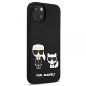 KARL LAGERFELD KLHCP13MSSKCK za iPhone 13 6.1 črn silikonska zaščita - Full Bodies