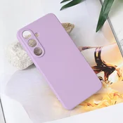 Maska za telefon Samsung S931B Galaxy S25 TERACELL SOFT VELVET, Ljubicasta