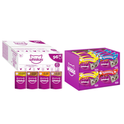 Jumbo pakiranje Whiskas vrečke 96 x 85 g + Whiskas Snacks 16 x 60 g po posebni ceni! - Adult 1+ perutninski izbor v želeju + Whiskas Snacks