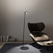 Top Light Puk! 80 talnih LED leč prozorno/matno bakreno/črno - Dnevna soba/jedilnica - Sodobni - brušeni baker, mat črna - Kovina