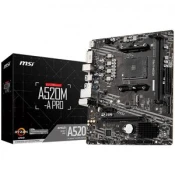 Maticna ploca MSI A520M-A PRO, AMD A520, AM4, mATX