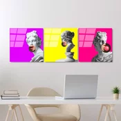 WALLXPERT (Dekorativna slika od kaljenog stakla (3 komada)UV 855 50 x 50