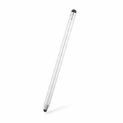 Stylus olovka Tech-Protect Touch Stylus za pisanje i crtanje po zaslonu telefona ili tableta - srebrna