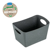 Koziol Shranjevalna škatla Boxxx S Organic siva, 1l, 12,8 x 18,7 x 10,8 cm
