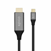 EPICO USB Type-C to HDMI kabel 1,8 m (2020) 9915101900026, siv