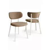 HANAH HOME Set stolica (4 dela) Toldy Cappuccino White