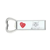 Artdog Sibirski - odpirač za steklenice z mačko, personaliziran odpirač za hladilnik, edinstveno darilo za moške znamke Art-Dog