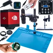 Rosfix Komplet Earth Pro MCEP-0.5X Mikroskop, Kamera Draco RED PRO 2mp, Silikonska Podloga 480x320 Mm | Visoka Kakovost, HDMI, VGA, Antistatična, (5000212274)