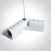 BIJELI Plug & Play PRILAGODLJIV KUT ZA ŠINE IP20 DM42004PG/W