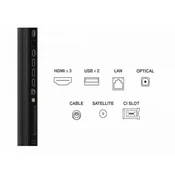 Televizor TCL 65C6KS/MiniLED/65/4K/60Hz/Google TV/crna