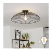 Brilagi - LED plafonski luster CERIA WIRE 1xE27/40W/230V, precnik 60 cm, crna